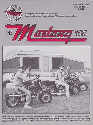 VOL. 10 NO. 1 1995 MUSTANG MOTORCYCLE NEWS magazine | eBay