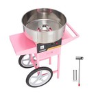 Vbenlem Commercial Cotton Candy Machine with Cart (New Version), Electric Flo.
