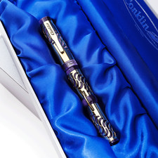Stylo plume Conklin Mark Twain Crescent Gold Vermeil Glory édition limitée
