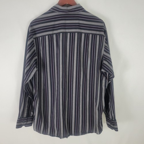 Concept Mens Shirt Size Large Multicolored Striped Long Sleeve Button Down - Picture 2 of 12