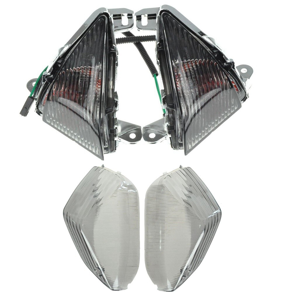 SMOKE‘S ART Front+Rear lens Turn Signal Fit 06-07 ZX10R 06-23 ZX14/R 08