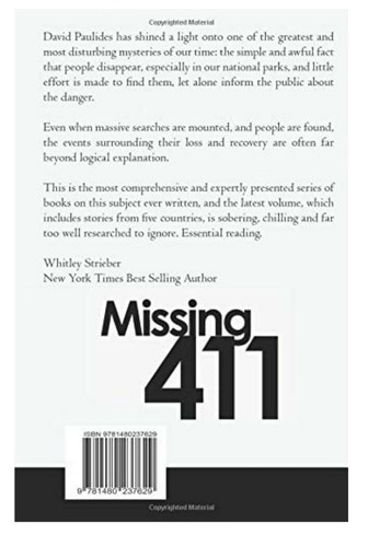 Missing 411 - North America And Beyond (New) David Paulides (Sealed) - Picture 2 of 2