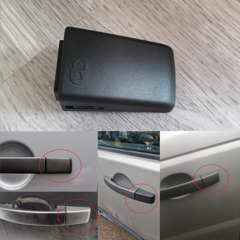 Front Left Driver Side Door Handle Cap Cover For Land Rover LR2 LR3 LR4 Black Foto 3 de 4