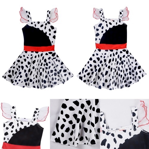 Kids Girls Dress Toddler Halloween Costume Stage Performance Outfit Casual - Bild 2 von 16