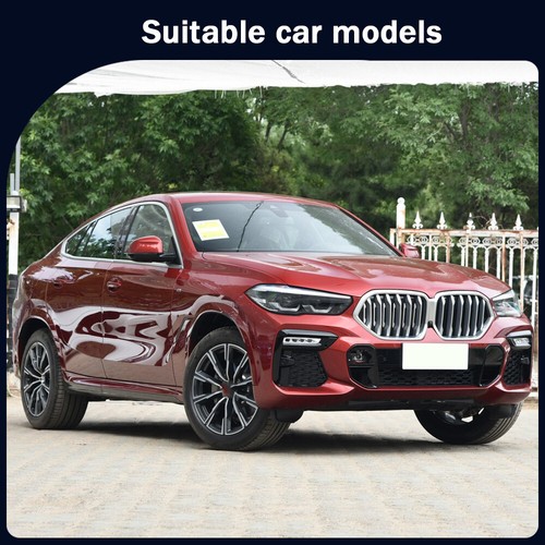 For BMW G06 X6 M-Sport 20-24 Gloss Black Front Bumper Lip Chin Spoiler Splitters - Picture 3 of 9