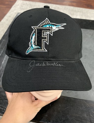 Signierte MLB Florida Marlins Mütze Autogramm Jack McKeon #15 Baseballkappe authentisch - Bild 4 von 7
