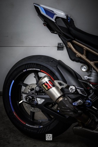 M 1000 riflettenti Decalcomanie ruote moto adesivi cerchio per BMW M1000 R RR XR - Foto 7 di 8