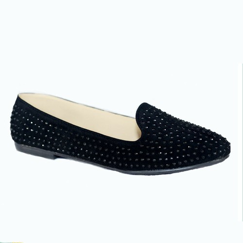 Nuevos Mujeres Ballet Zapatos Planos Informales Confort Sin Cordones Barco Mocasines Zapatos - Imagen 9 de 42