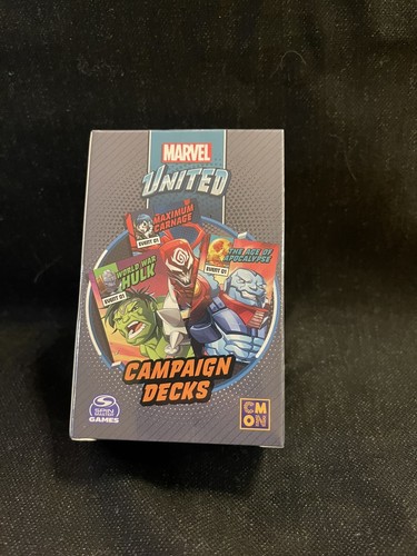 Marvel United CAMPAIGN DECKS Expansion Kickstarter Exclusive 2024 CMON *IN HAND*