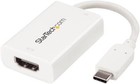 STARTECH - CDP2HDUCPW - Usb-C À 4k HDMI 60hz Adaptateur Avec D Livraison, Blanc