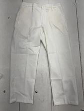 Red Kap White Straight Leg Chino Work Pants Mens Size 34x30