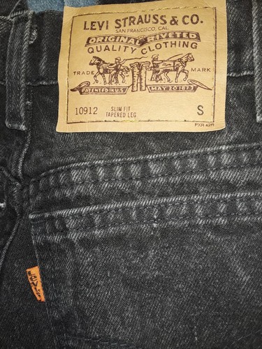 Vintage 60er-70er Jahre Levi's Jeans - 912 Slim Fit - Orange Etikett - Bild 6 von 6