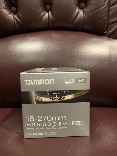 Tamron 18-270mm F/3.5-6.3 Di II VC PZD B008N Lens For Nikon Brand New - Picture 2 of 9