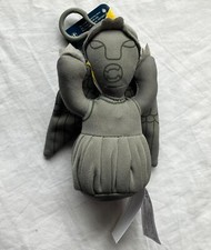 Doctor Who 4" Weeping Angel Clip-On Talking Plush Toy Keyring (No Battery) *NEW*