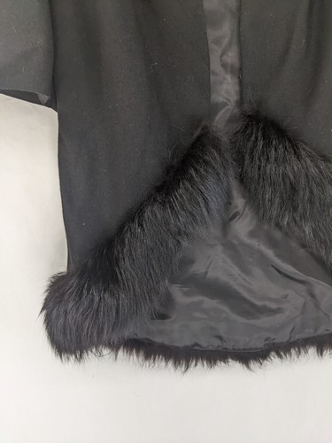 Vintage Claralura Original Fur Trimmed Coat and Dress Set - Picture 10 of 12