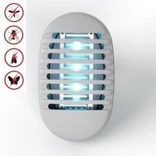 New Electric LED Mosquito Fly Flying Bug Insect Trap Zapper Killer Night Lamp US