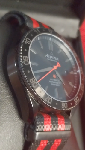 ALPINA MENS  BLACK ALPINER 4 SHADOW LINE  AUTOMATIC WATCH AL-525BB5FBAQ6 - Picture 7 of 7