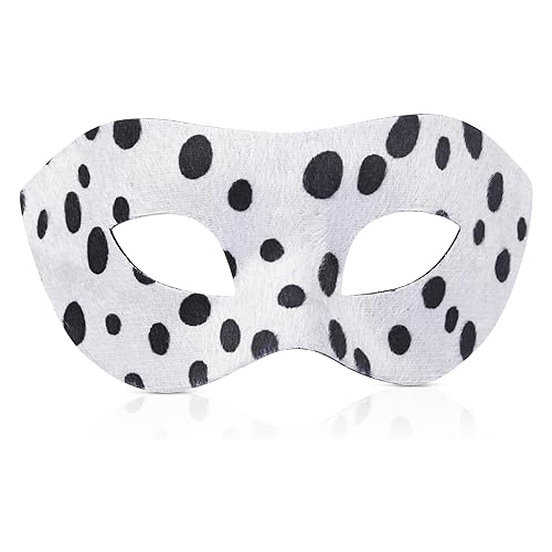 Harlequin Mask Venetian Party Mask -Safari Animal Half Mask - One Size Fits All - Picture 5 of 7