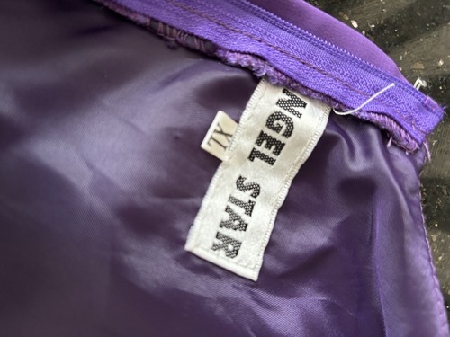 BNWT🩶ANGEL STAR .. Fabulous Purple One Shoulder Evening Dress Size 18🩶 - Picture 12 of 12