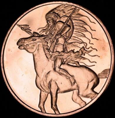 /"Hail to the Great Spirit/" American Indian Series Copper 1 oz .999 Copper Round