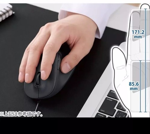 Elecom Wired Mouse EX-G Quiet Size Small 5 Button Right Hand Mouse "AskDoctors - Picture 4 of 10