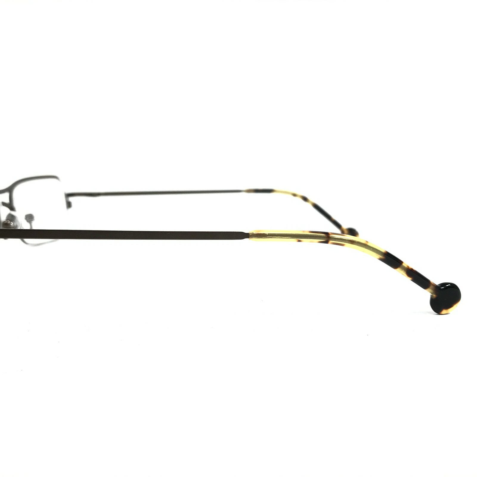 l.a.Eyeworks LIMBO 572 Eyeglasses Frames Brown Round Oval Half Rim 48-22-130 Super opłacalna, wysoka jakość