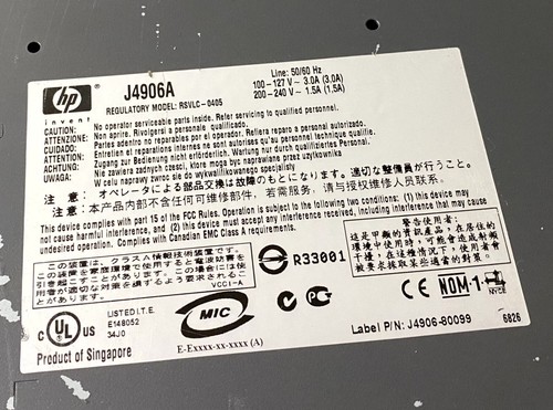 HP Procurve Gigabit Switch 3400cl  - J4906A - 48 Port + Uplink Module J8434A - Bild 18 von 19