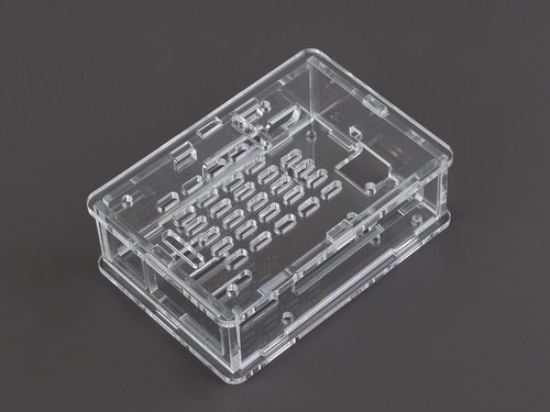 Waveshare Clear Acrylic Case for Raspberry Pi 5 installing Active Cooler - Afbeelding 2 van 16