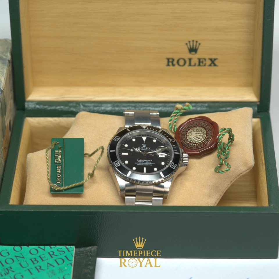Rolex Submariner Date 16610 | Tritium Dial | Box Booklet Hang Tag | 40mm Vintage - Image 4 of 4
