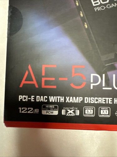 New & Sealed! Creative Sound BlasterX Pro-Gaming 5.1 Channel Sound Card - Black - Photo 3/12