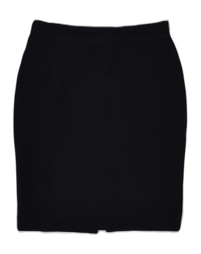 LUISA SPAGNOLI Damen Bleistiftrock IT 48 XL W32 Navy Blau AI09