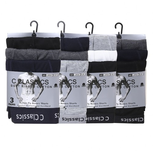 Calzoncillos boxer deportivos clásicos para hombre elásticos suaves ropa interior cómoda paquete de 3,6,12 - Imagen 18 de 25