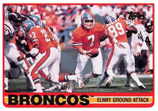 1989 Topps #238 John Elway Copyright C Denver Broncos HOF