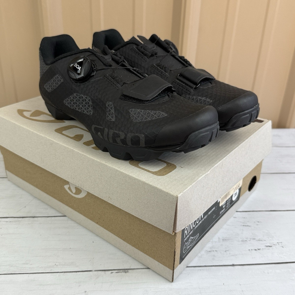Giro Rincon Men's Mountain Bike Shoes, Black, M39 | eBay