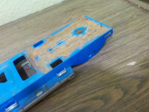 Vintage Tonka Dodge Pickup Truck blau Chassis und Seitenrohr für Ersatzteile - Bild 7 von 16