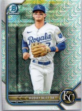 2022 Bowman #BCP-146 Bobby Witt Jr. Chrome Prospects Mojo Refractors