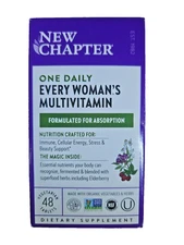 New Chapter Every Woman's One Daily Woman’s Multivitamin 48 Tablets Exp 01/2026