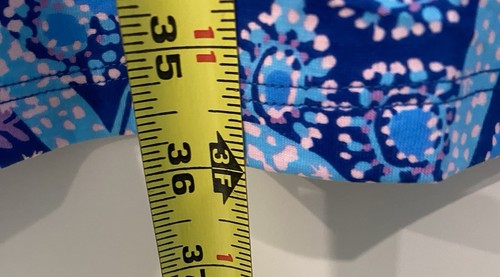 Abito Lilly Pulitzer Etta manica corta Barton blu stella che guarda nuovo con etichette XL - Foto 8 di 9