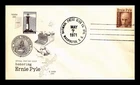 DR JIM STAMPS US COVER ERNIE PYLE PROMINENT AMERICANS FDC NATIONAL PRESS CLUB