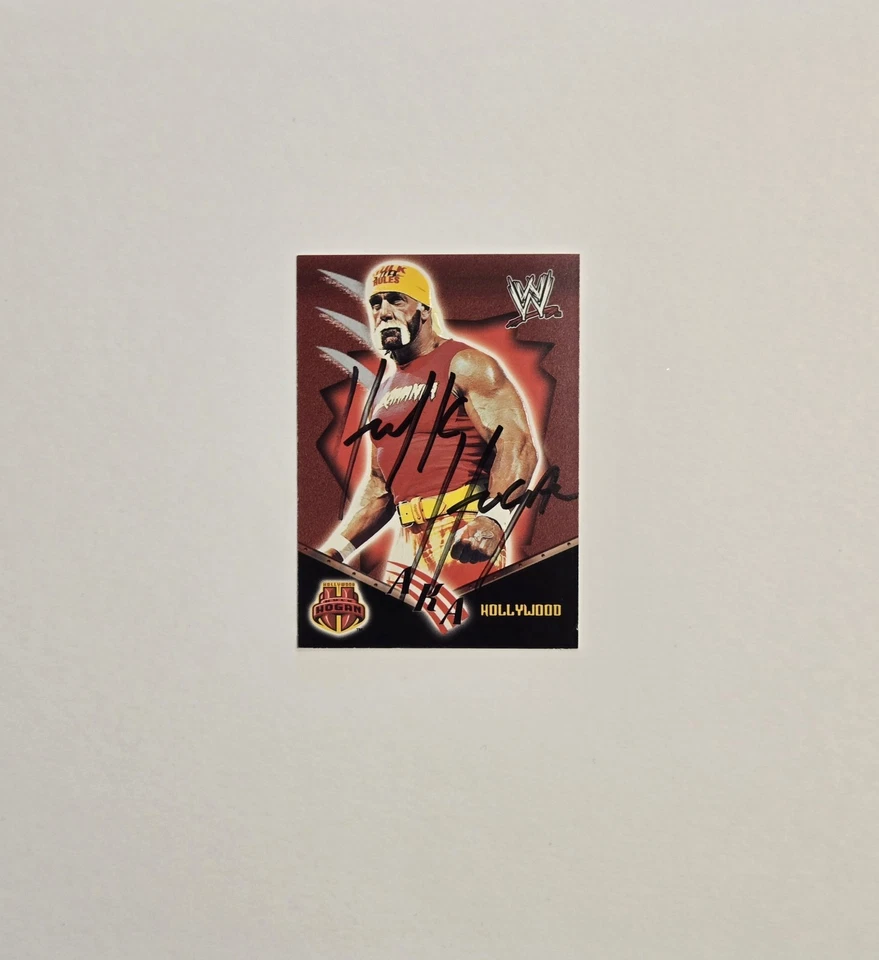 2002 WWE Hulk Hogan Fleer Royal Rumble Auto Card # 88 AKA - Image 4 of 4