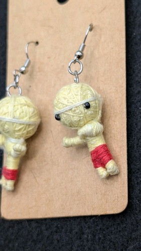 Mini Voodoo Doll Earrings - Picture 3 of 7