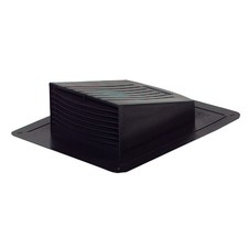 Dundas Jafine 4 In. Black Plastic Roof Vent Cap RL4P Dundas Jafine RL4P 4 In.