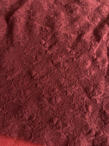 2 lace tops Size 10-12 black Topshop Cropped Sheer Back M&S Burgundy Vest Stretc - Picture 15 of 19