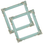  2 Pcs Mini Photo Frame Tiny Resin Picture Frames Miniature Vintage