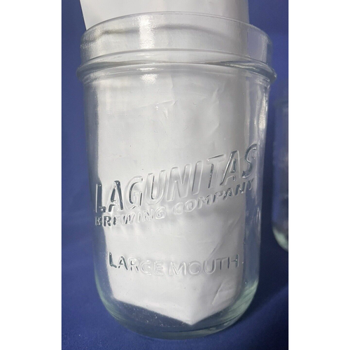Lagunitas Set of 2 16 Ounce Mason Jar Glasses, for a cave men NFL bar - Picture 6 of 8