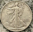 1943-S Walking Liberty Half Dollar 90% Silver