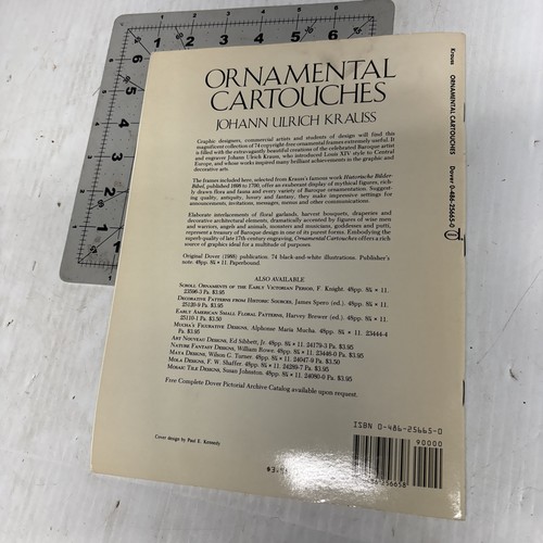 Ornamental Cartouches (Dover Des... by Krauss, Johann Ulric Paperback / softback - Picture 2 of 7