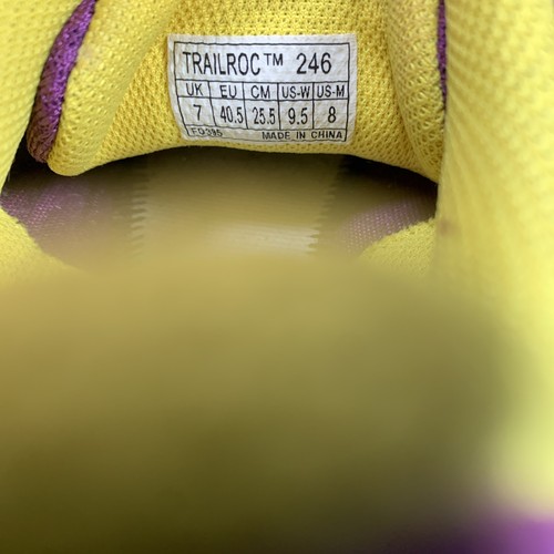 Inov-8 Trailroc 246 Mens 8 Womens 9.5 Purple Trail Running Walking Hiking - Picture 8 of 11