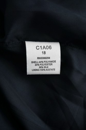 Toast Black Velvet & Silk Blend Shift Dress UK 18 Loose Fit Minimalist - Picture 6 of 13