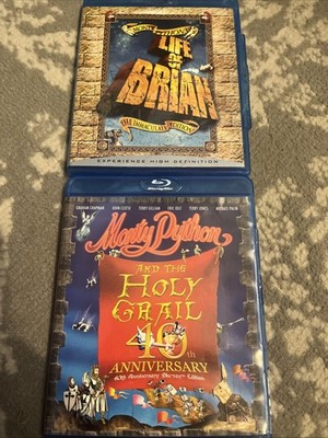 Monty Python Blu-ray Bundle Holy Grail & Life of Brian Deleted Scenes Comedy